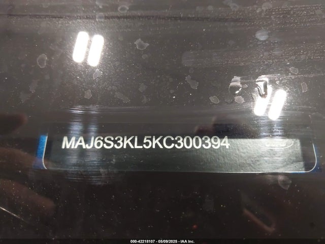 MAJ6S3KL5KC300394 Ford Ecosport Titanium