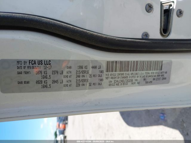 3C4NJCAB3JT263298 Jeep Compass Sport Fwd