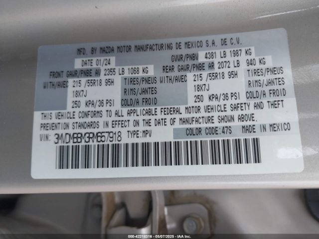 3MVDMBBM3RM657918 Mazda Cx-30 2.5 S Select Sport