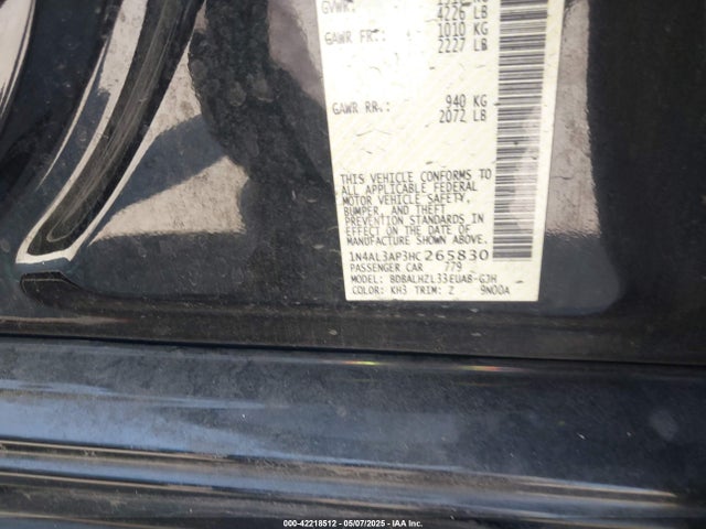 1N4AL3AP3HC265830 Nissan 2017