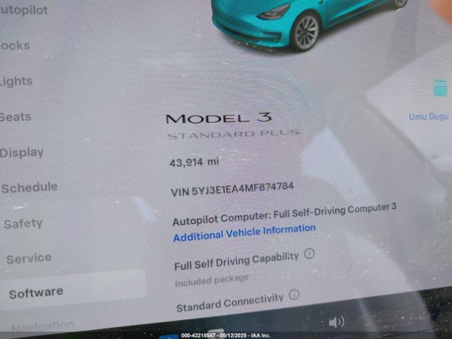 2021 TESLA MODEL 3 5YJ3E1EA4MF874784 Photo 6
