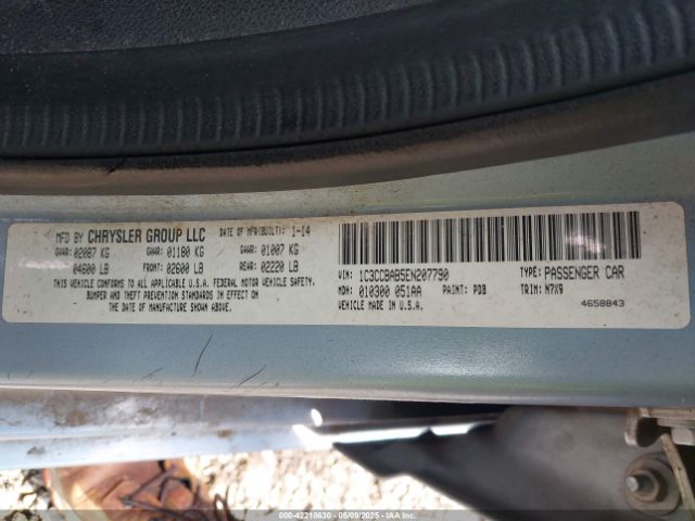 2014 CHRYSLER 200 1C3CCBAB5EN207790 Photo 8