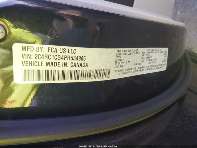Chrysler Voyager Lx 2023 2C4RC1CG4PR534986 Image 9