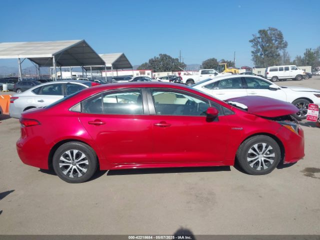 JTDEBRBEXLJ024365 Toyota Corolla Hybrid Le