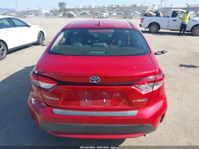 JTDEBRBEXLJ024365 Toyota Corolla Hybrid Le