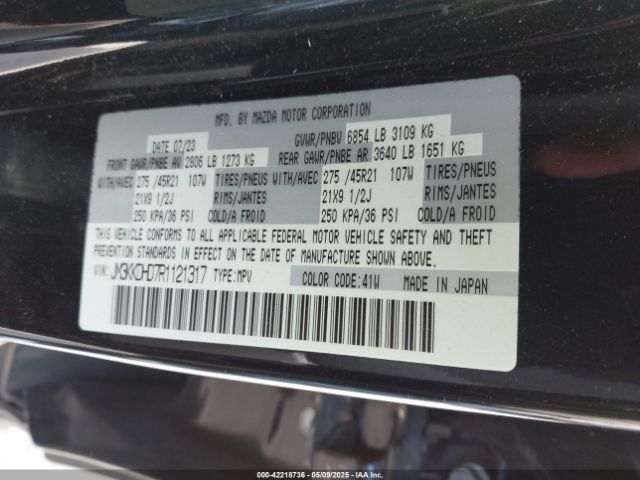 JM3KKDHD7R1121317 Mazda Cx-90 3.3 Turbo Premium
