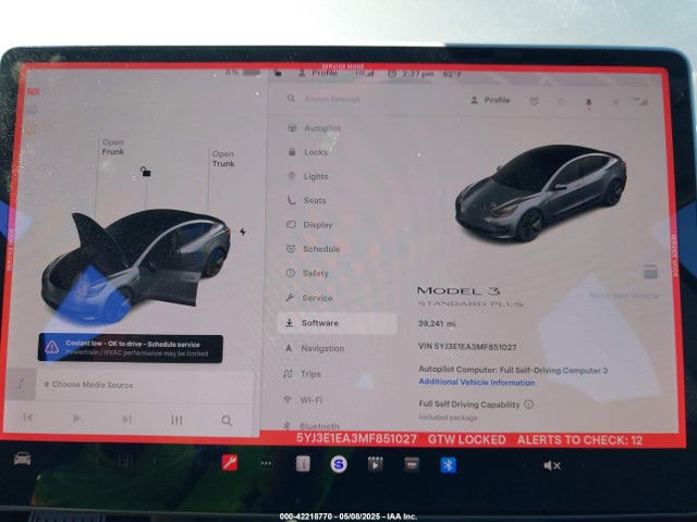 2021 TESLA MODEL 3 5YJ3E1EA3MF851027 Photo 6