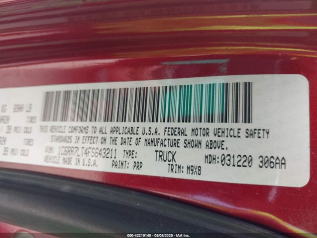 1C6RR7LT4FS643211 RAM 1500 Big Horn
