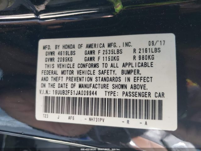 2018 ACURA TLX 19UUB2F51JA009944 Photo 8