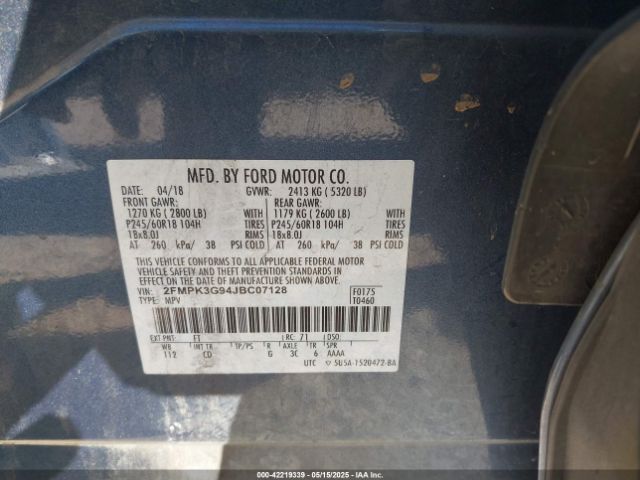 2018 FORD EDGE 2FMPK3G94JBC07128 Photo 8
