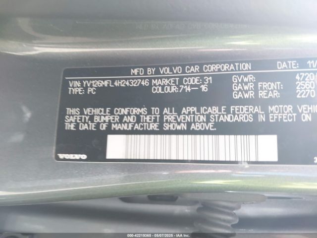 YV126MFL4H2432746 Volvo S60 T5 Dynamic