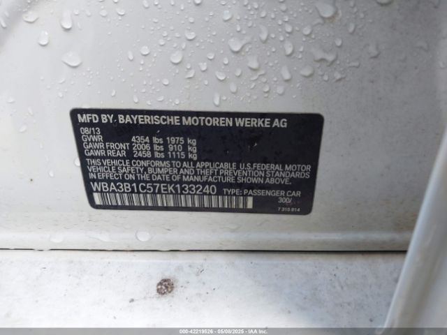 2014 BMW 320I WBA3B1C57EK133240 Photo 8