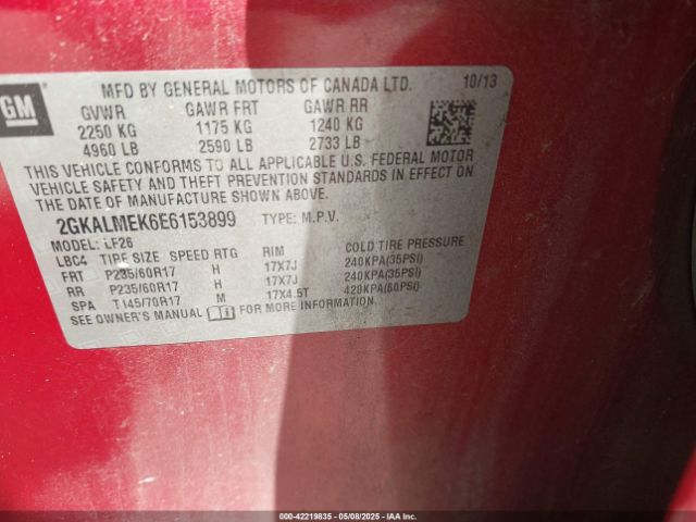 2GKALMEK6E6153899 GMC Terrain Sle-1