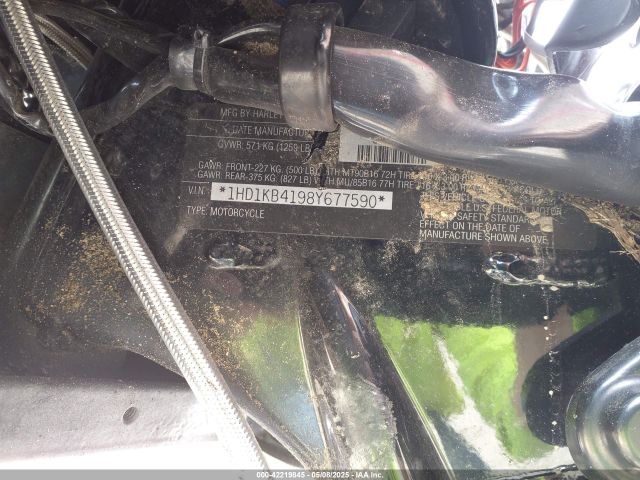 2008 HARLEY-DAVIDSON FLHX 1HD1KB4198Y677590 Photo 9