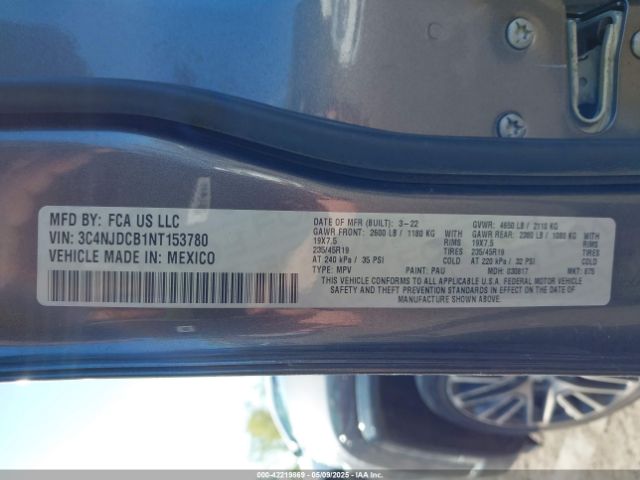 2022 JEEP COMPASS 3C4NJDCB1NT153780 Photo 8