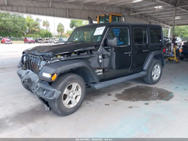 1C4HJXDN6KW668593 Jeep Wrangler Unlimited Sport S 4x4
