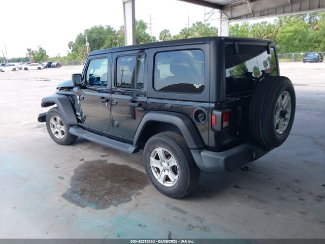 1C4HJXDN6KW668593 Jeep Wrangler Unlimited Sport S 4x4