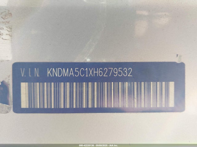 KNDMA5C1XH6279532 KIA Sedona L