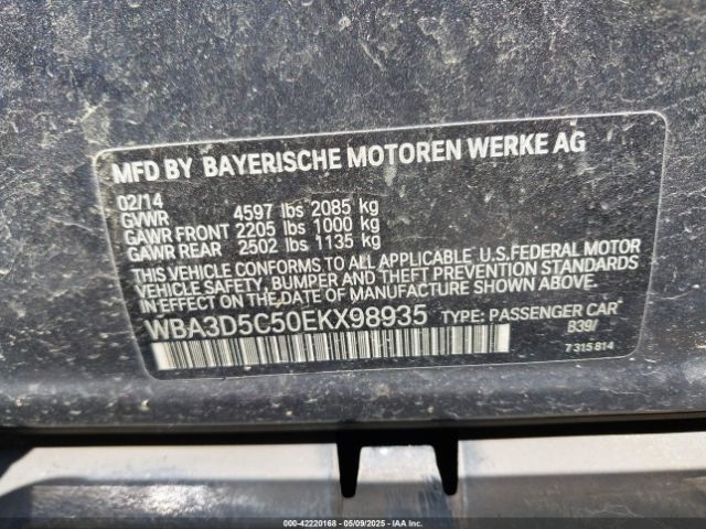 WBA3D5C50EKX98935 BMW 328d Xdrive