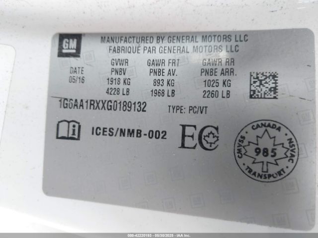 2016 CADILLAC ATS 1G6AA1RXXG0189132 Photo 8