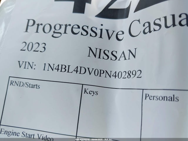 Nissan 2023 2023 1N4BL4DV0PN402892 Image 9