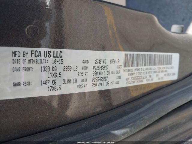 2C4RDGBG6GR192104 Dodge Grand Caravan Se