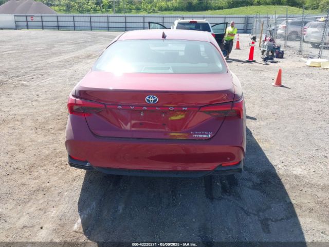 4T1DA1AB2MU008826 Toyota Avalon Limited Hybrid