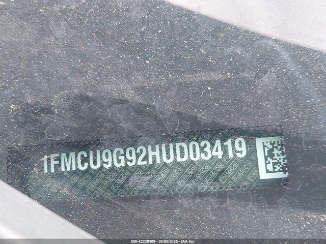 1FMCU9G92HUD03419 Ford 2017