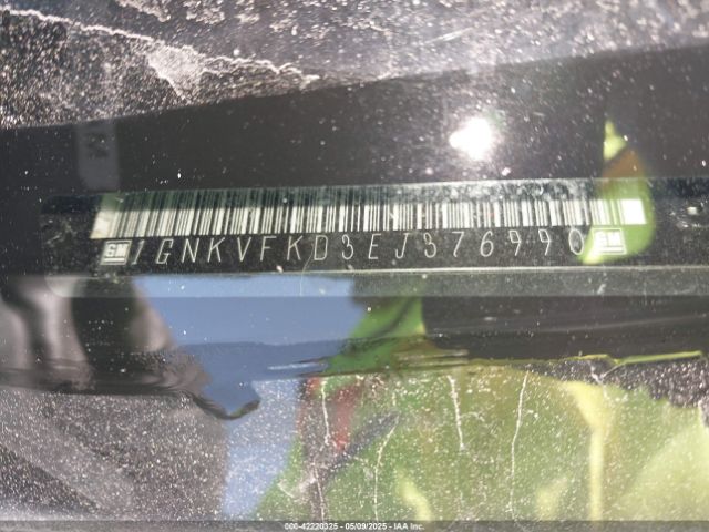 1GNKVFKD3EJ376990 Chevrolet Traverse Ls