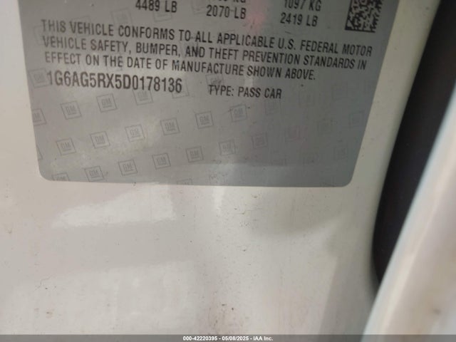 2013 CADILLAC ATS 1G6AG5RX5D0178136 Photo 8