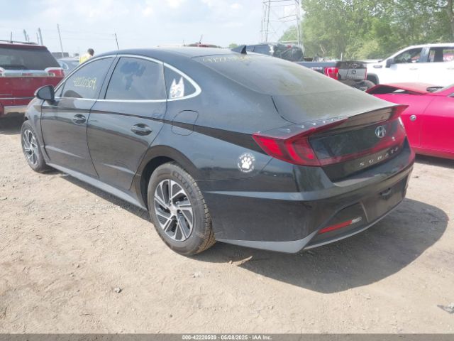 KMHL24JJ9MA033161 Hyundai Sonata Blue