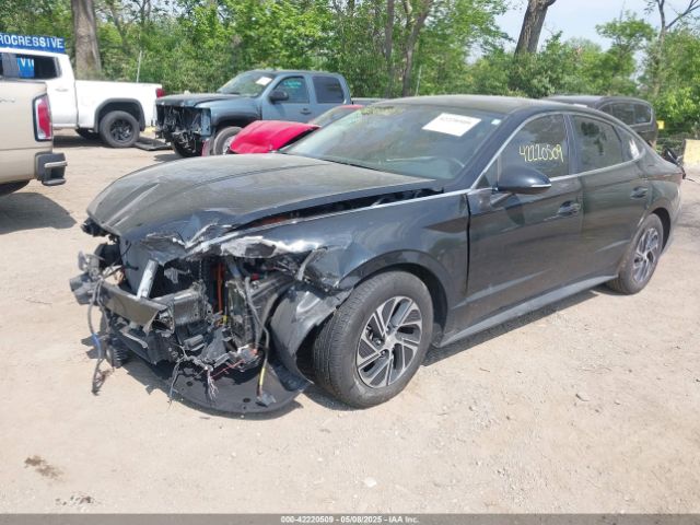 KMHL24JJ9MA033161 Hyundai Sonata Blue