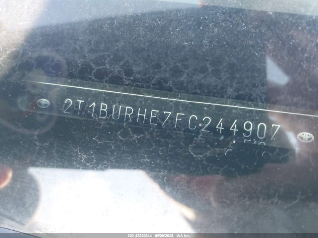 2T1BURHE7FC244907 Toyota Corolla S