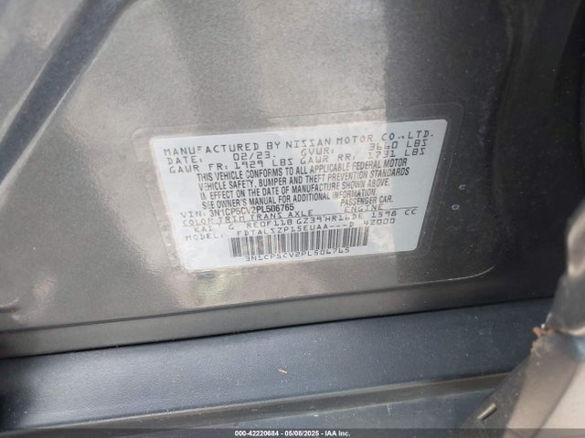 Nissan 2023 2023 3N1CP5CV2PL506765 Image 9