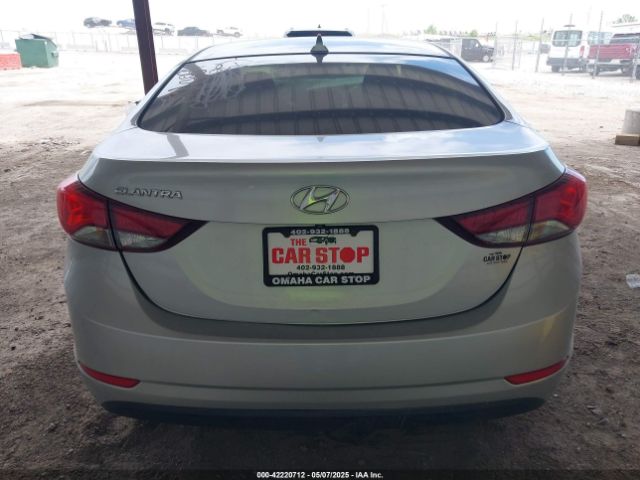 KMHDH4AE0FU342119 Hyundai ELANTRA SE