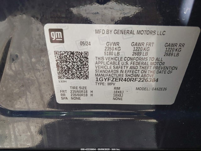2024 CADILLAC XT4 1GYFZER40RF226384 Photo 8
