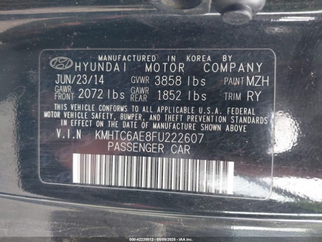 KMHTC6AE8FU222607 Hyundai Veloster Turbo R-spec