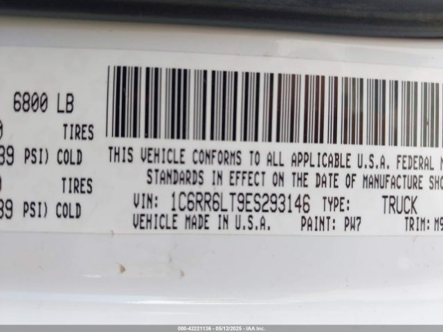 2014 RAM 1500 1C6RR6LT9ES293146 Photo 8