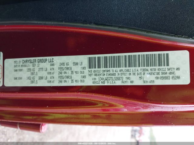 2013 JEEP WRANGLER UNLIMITED 1C4HJWEG7DL526672 Photo 8