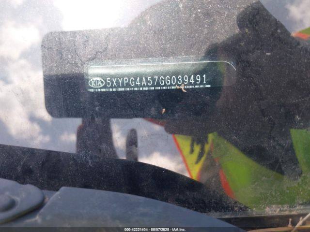 5XYPG4A57GG039491 KIA Sorento 3.3l Lx