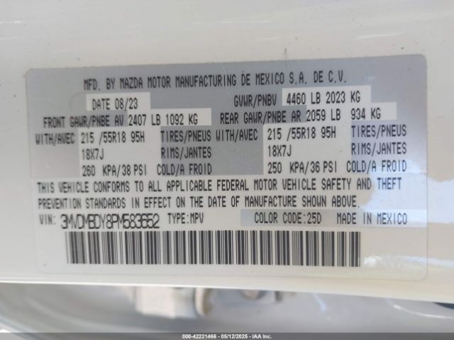 2023 MAZDA CX-30 3MVDMBDY8PM583652 Photo 8