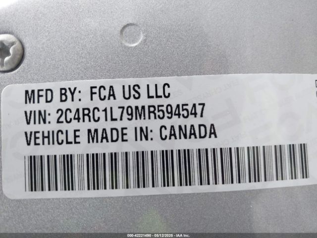 2021 CHRYSLER PACIFICA HYBRID 2C4RC1L79MR594547 Photo 8