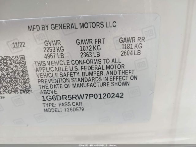 2023 CADILLAC CT5-V 1G6DR5RW7P0120242 Photo 8