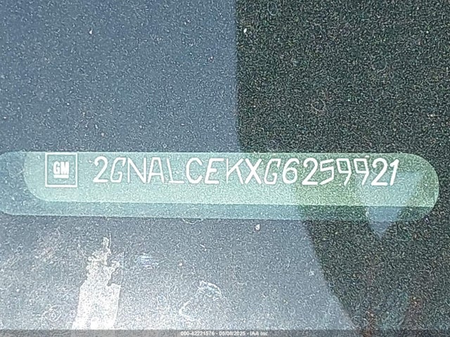 2GNALCEKXG6259921 Chevrolet EQUINOX LT