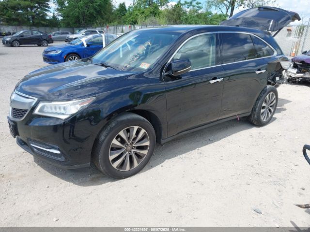 2014 ACURA MDX 5FRYD4H45EB014747 Photo 1