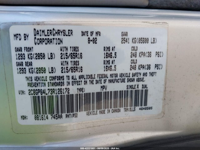2010 CHRYSLER TOWN & COUNTRY 2A4RR8D13AR480017 Photo 8