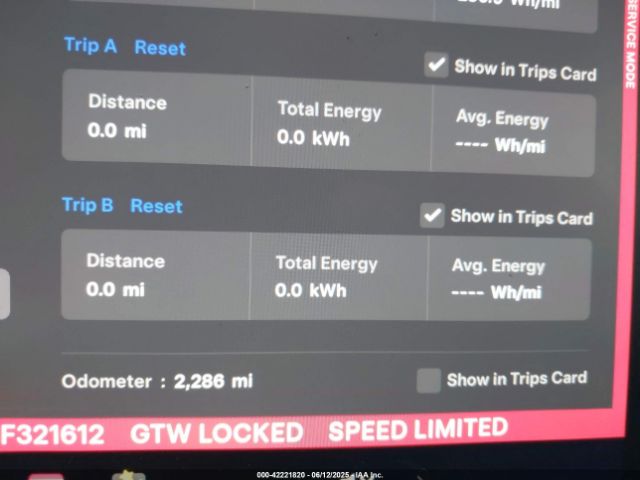 7SAYGDED0SF321612 Tesla 2025