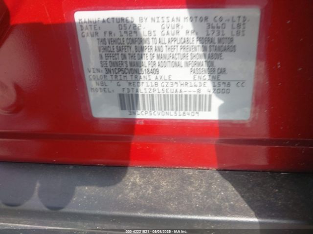 2022 NISSAN KICKS 3N1CP5CV0NL518409 Photo 8