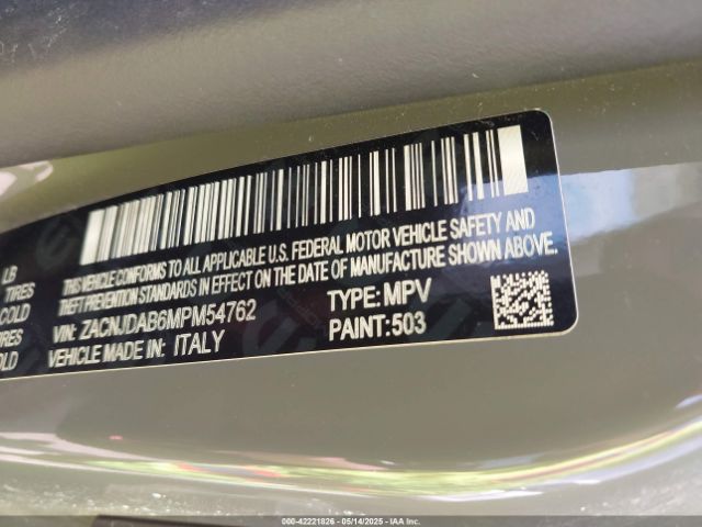2021 JEEP RENEGADE ZACNJDAB6MPM54762 Photo 8