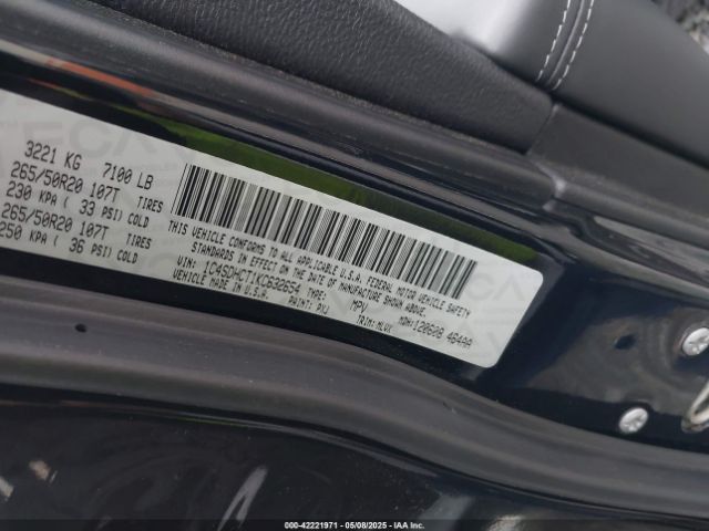 2019 DODGE DURANGO 1C4SDHCT1KC632654 Photo 8